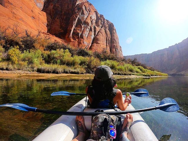 kayaking the colorado river lees ferry kayak backhaul